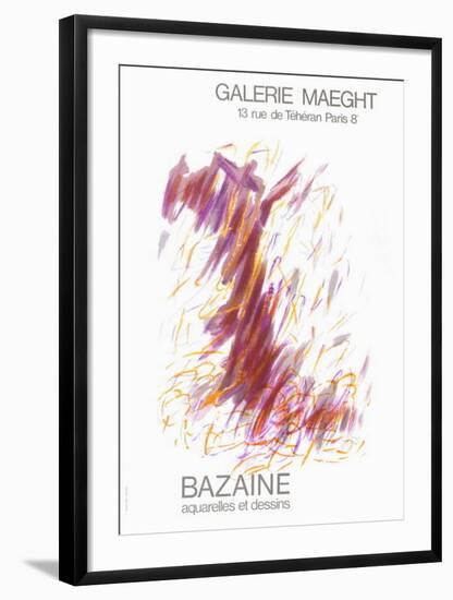 Expo Galerie Maeght 68-Jean Bazaine-Framed Collectable Print