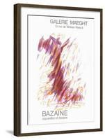 Expo Galerie Maeght 68-Jean Bazaine-Framed Collectable Print