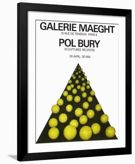 Expo Galerie Maeght 69-Pol Bury-Framed Collectable Print