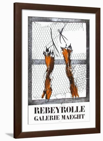 Expo Galerie Maeght 73-Paul Rebeyrolle-Framed Collectable Print