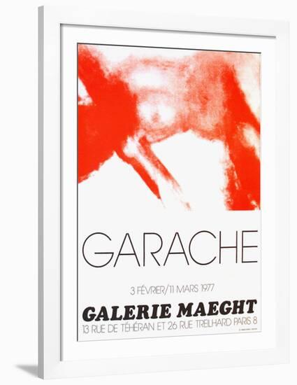 Expo Galerie Maeght 77-Claude Garache-Framed Collectable Print