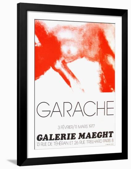 Expo Galerie Maeght 77-Claude Garache-Framed Collectable Print