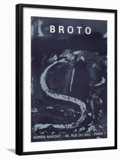 Expo galerie Maeght 85-José Manuel Broto-Framed Collectable Print