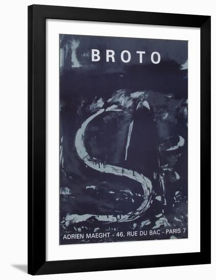 Expo galerie Maeght 85-José Manuel Broto-Framed Collectable Print