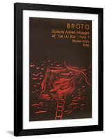 Expo galerie Maeght 86-José Manuel Broto-Framed Collectable Print