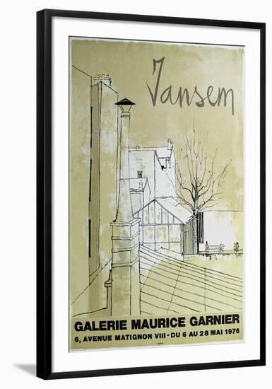 Expo Galerie Maurice Garnier-Jean Jansem-Framed Collectable Print