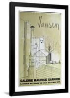 Expo Galerie Maurice Garnier-Jean Jansem-Framed Collectable Print