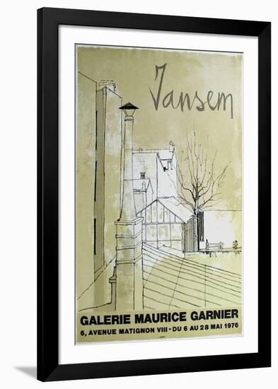 Expo Galerie Maurice Garnier-Jean Jansem-Framed Collectable Print