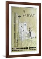 Expo Galerie Maurice Garnier-Jean Jansem-Framed Collectable Print