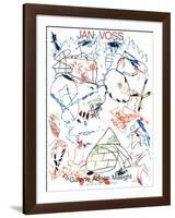 Expo Maeght 82-Jan Voss-Framed Collectable Print