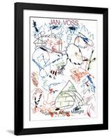 Expo Maeght 82-Jan Voss-Framed Collectable Print