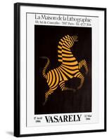 Expo Maison de la Lithographie-Victor Vasarely-Framed Premium Edition