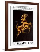 Expo Maison de la Lithographie-Victor Vasarely-Framed Premium Edition