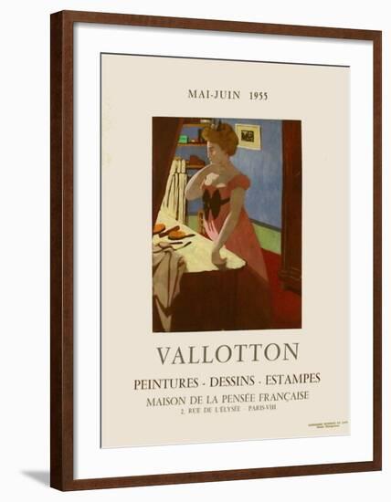Expo Maison de la Pensée Française-Felix Valotton-Framed Collectable Print