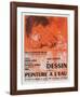 Expo Salon Du Dessin-Jean Jansem-Framed Collectable Print