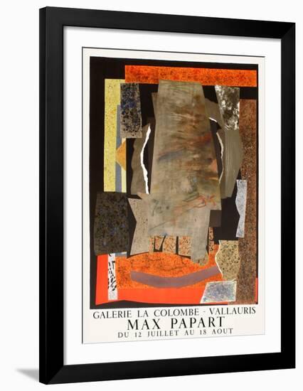 Expo Vallauris Galerie La Colombe-Max Papart-Framed Collectable Print