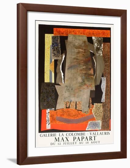 Expo Vallauris Galerie La Colombe-Max Papart-Framed Collectable Print