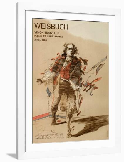 Expo Vision Nouvelle 85-Claude Weisbuch-Framed Collectable Print