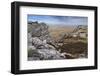 Exposed Jagged Rocks and Distant View, Mount Longdon, East Falkland-Eleanor Scriven-Framed Photographic Print