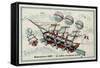 Exposition 1900 - Airship-null-Framed Stretched Canvas