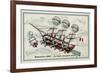 Exposition 1900 - Airship-null-Framed Giclee Print