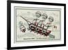 Exposition 1900 - Airship-null-Framed Giclee Print