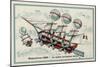 Exposition 1900 - Airship-null-Mounted Giclee Print