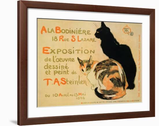 Exposition at Bodiniere-Théophile Alexandre Steinlen-Framed Art Print