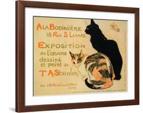 Exposition at Bodiniere-Théophile Alexandre Steinlen-Framed Art Print