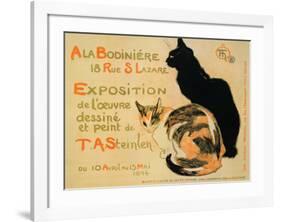 Exposition at Bodiniere-Théophile Alexandre Steinlen-Framed Art Print