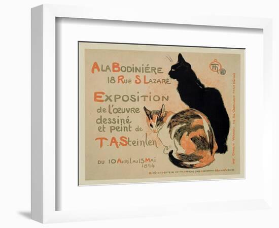 Exposition at Bodiniere-Théophile Alexandre Steinlen-Framed Art Print