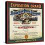 Exposition Brand - Santa Barbara, California - Citrus Crate Label-Lantern Press-Stretched Canvas