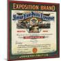 Exposition Brand - Santa Barbara, California - Citrus Crate Label-Lantern Press-Mounted Art Print
