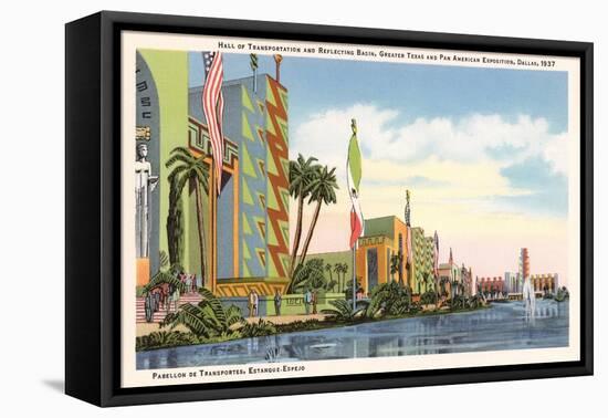 Exposition Buildings, Dallas, Texas, 1937-null-Framed Stretched Canvas