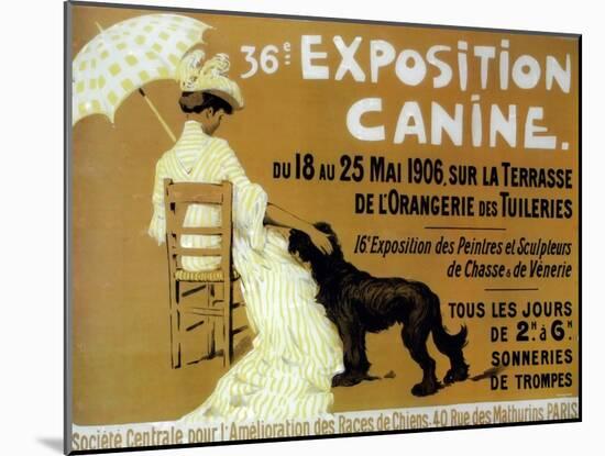 Exposition Canine-null-Mounted Giclee Print