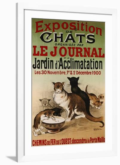 Exposition de Chats, 1900-Roedel-Framed Giclee Print