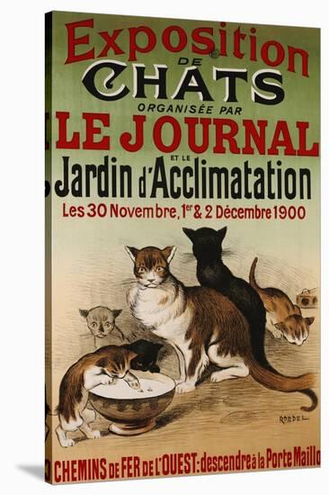 Exposition de Chats, 1900-Roedel-Stretched Canvas