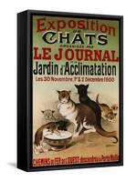 Exposition de Chats, 1900-Roedel-Framed Stretched Canvas