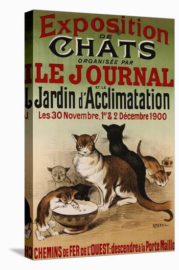 Exposition de Chats, 1900-Roedel-Stretched Canvas