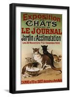 Exposition de Chats, 1900-Roedel-Framed Premium Giclee Print