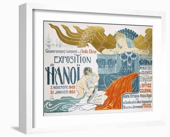 Exposition De Hanoi-Clementine-helene Dufau-Framed Premium Giclee Print