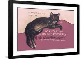 Exposition des Artistes Animaliers-Th?ophile Alexandre Steinlen-Framed Art Print