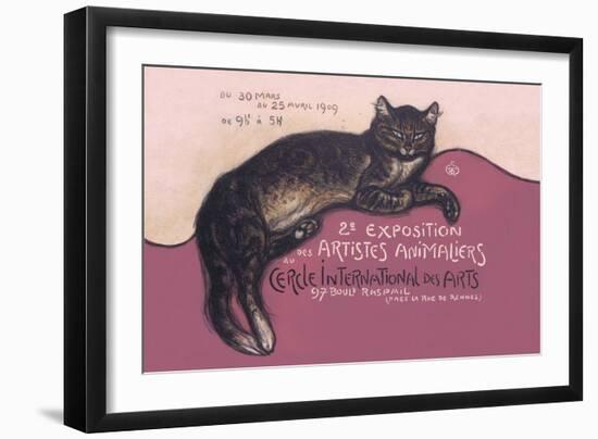 Exposition des Artistes Animaliers-Th?ophile Alexandre Steinlen-Framed Art Print