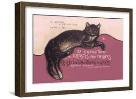 Exposition des Artistes Animaliers-Théophile Alexandre Steinlen-Framed Art Print