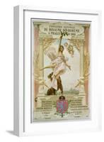 Exposition Generale Du Royaume Di Boheme a Prague En 1891 Poster-Vojtech Hynais-Framed Giclee Print