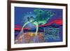 Exposition Internationale d'Electricite, Marseille-David Dellepiane-Framed Premium Giclee Print