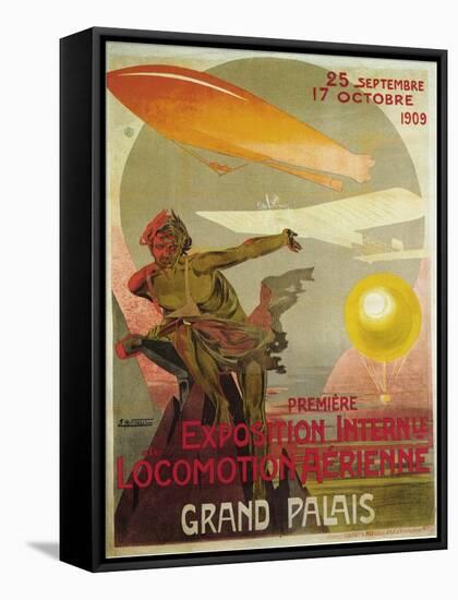 Exposition Internle De Locomotion Aerienne-Ernest Montaut-Framed Stretched Canvas