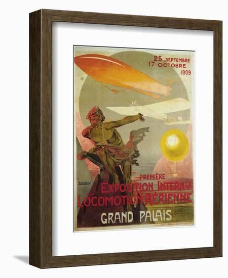 Exposition Internle De Locomotion Aerienne-Ernest Montaut-Framed Art Print