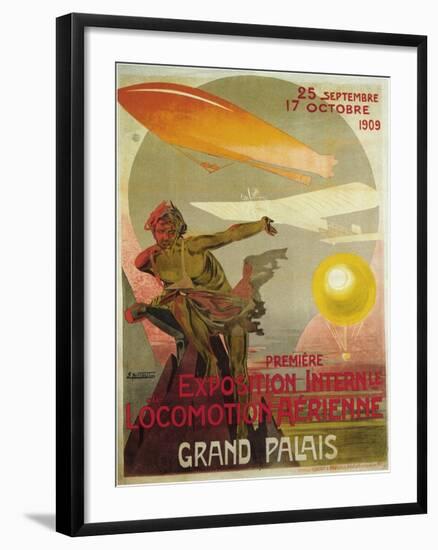 Exposition Internle De Locomotion Aerienne-Ernest Montaut-Framed Art Print