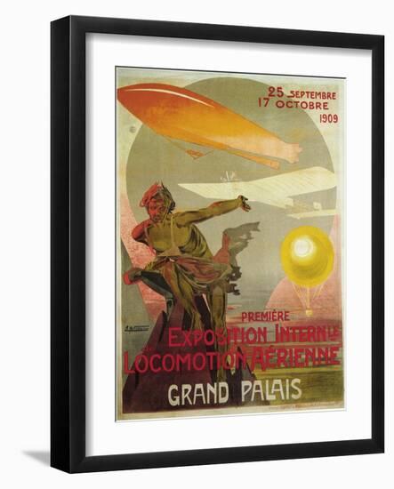 Exposition Internle De Locomotion Aerienne-Ernest Montaut-Framed Art Print